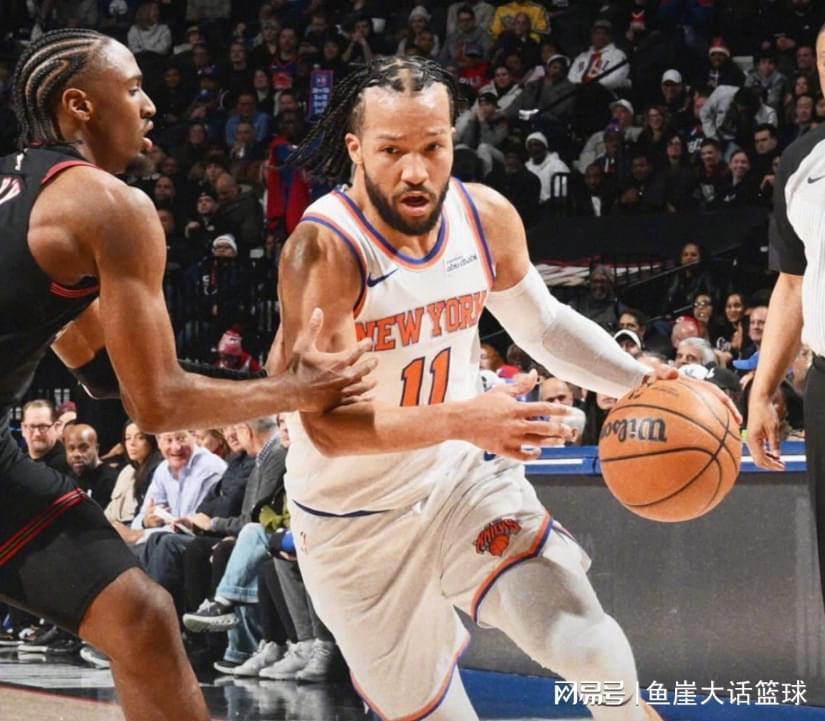 MK体育-尼克斯拒逆转！恩比德38+11不满吹罚，布伦森31+6犯错，裁判抢戏